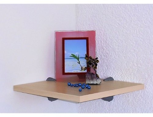 Wand Regal Solido 39x37x2,2 ahorn Wandboard Eckregal Wandregal Regalboard