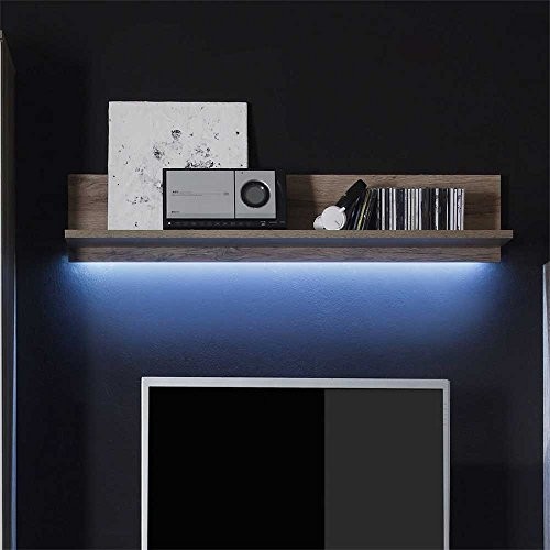 Wandboard in Eiche San Remo LED Beleuchtung Ohne Beleuchtung Pharao24