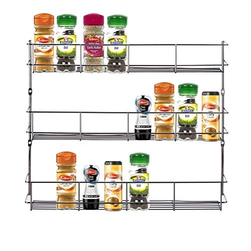 3 Etagen Spice Herb Rack für Küche Tür Schrank Speicher oder Wand