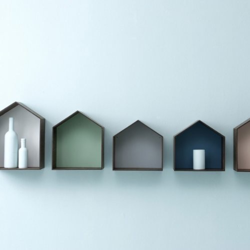 Ferm Living Studio 4 - Grey Wandregal Regal Haus Regal Grau