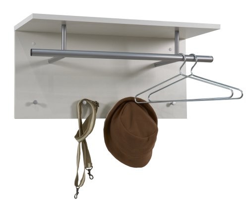 FMD 441-001 Garderobe Spot - B/H/T: 72.0 x 35.0 x 29.5 cm, Weiß