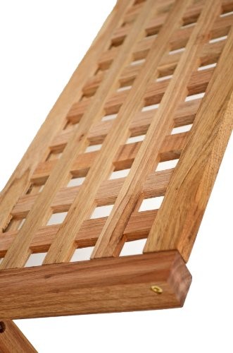 Regal Wandregal Board 63 cm Länge aus Walnuss Massivholz für Bad, Wohnzimmer, Sauna, Flur, Diele, Küche, Büro und Kinderzimmer