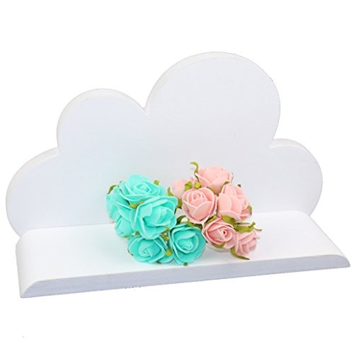 Lemo handgemachte -weiß Holz Wolke Regal dekorativ HD14