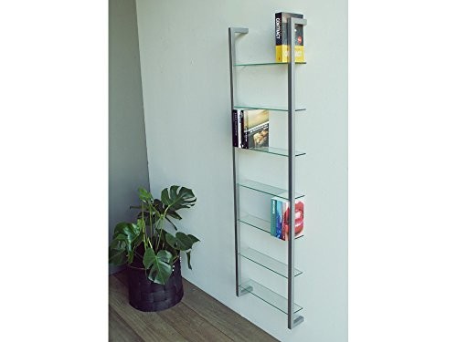 Spinder Design Cubic Wandregal mit 7 Regalen - Nickel