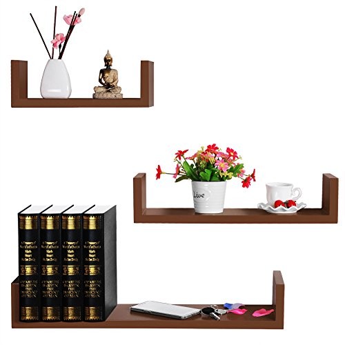 WOLTU #352 WANDREGAL BÜCHER CD REGAL HÄNGEREGAL HOLZREGAL BOARD FARBWAHL