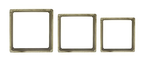 Holz Wandregal 3er Set natur