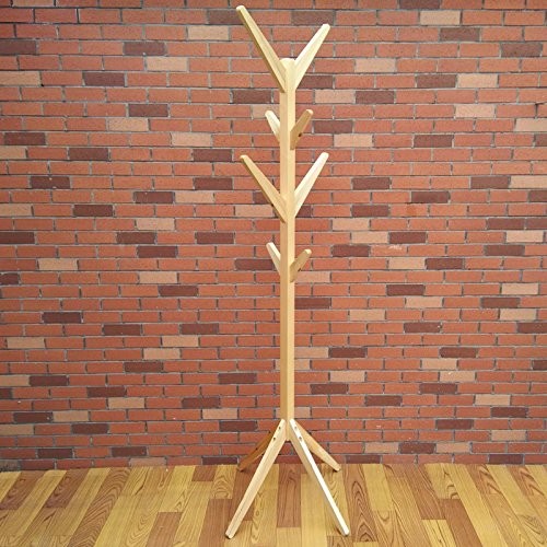 ZWL Einzelne Zweige Kreative Massivholz Kleiderständer Lobby Schlafzimmer Boden Wirtschaft Kinder Zweige Ecke Hänge Kleidung Rack Fashion.z ( Farbe : A )