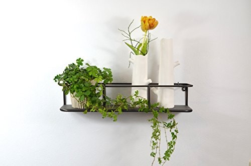 Hängeregal im Industrie Stil aus Metall - Wandregal im Vintage Shabby Style - Badregal